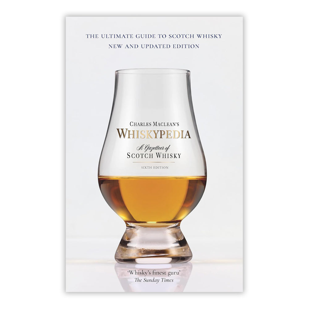 Book cover with a photo of a dram of whisky.