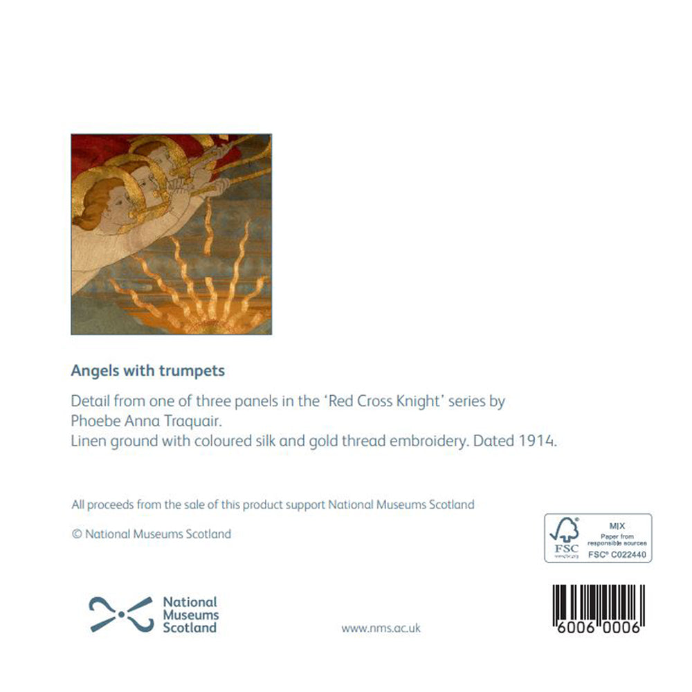 Pack of 5 cards - Angels With Trumpets