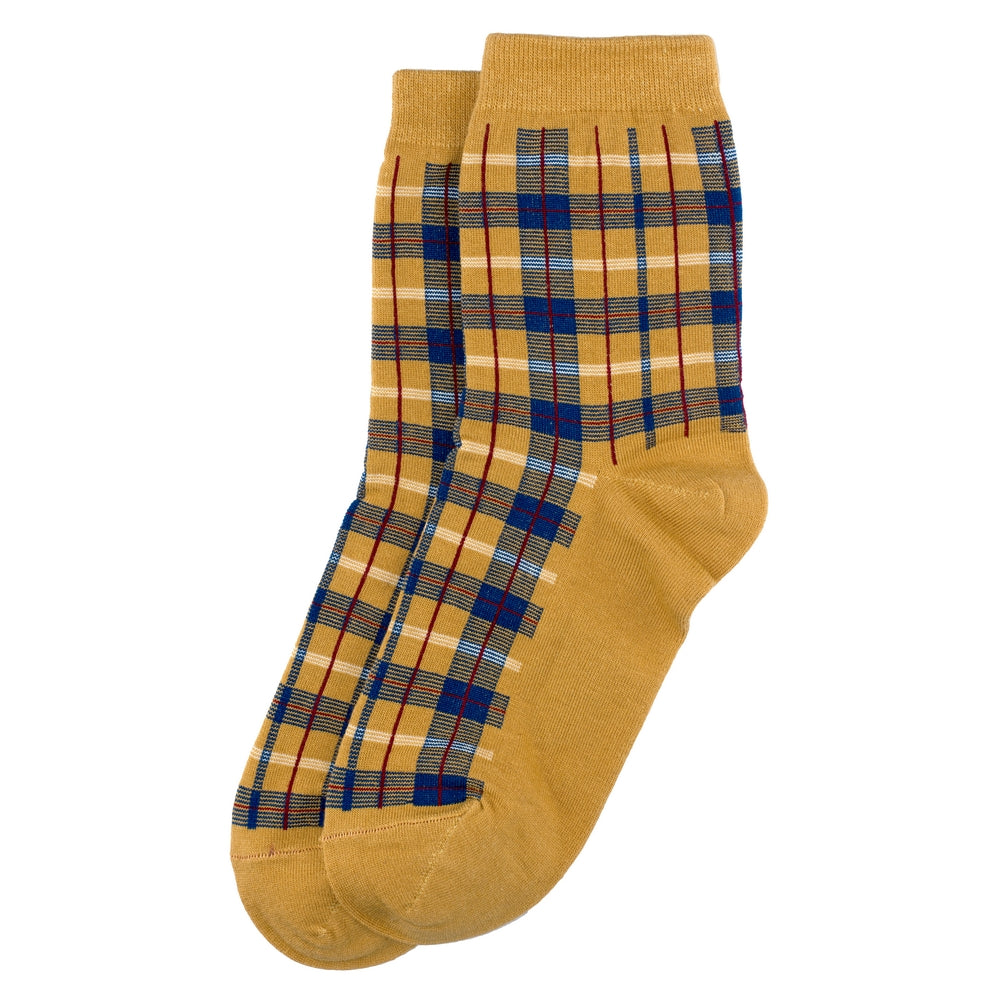 Tartan Socks Mustard