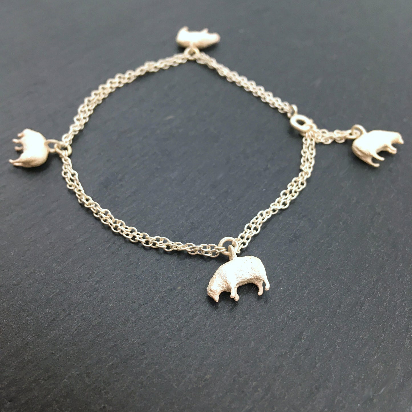 Silver Charm Bracelet - Dolly the Sheep
