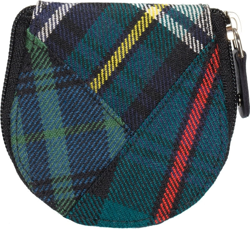Quirky Tartan round coin purse