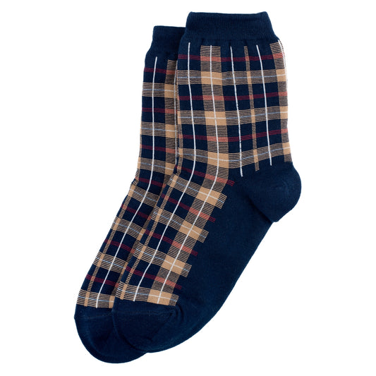 Tartan Socks Blue