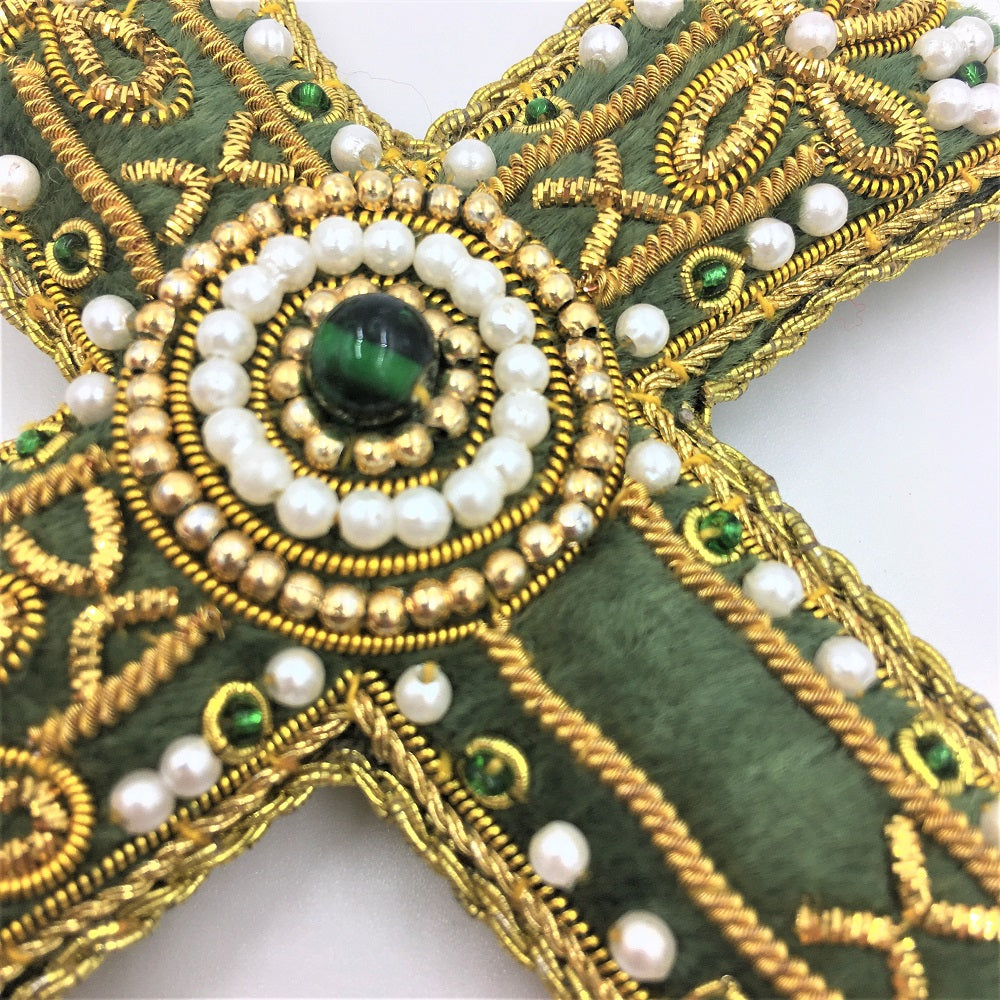 Hanging Decoration - Green Cross