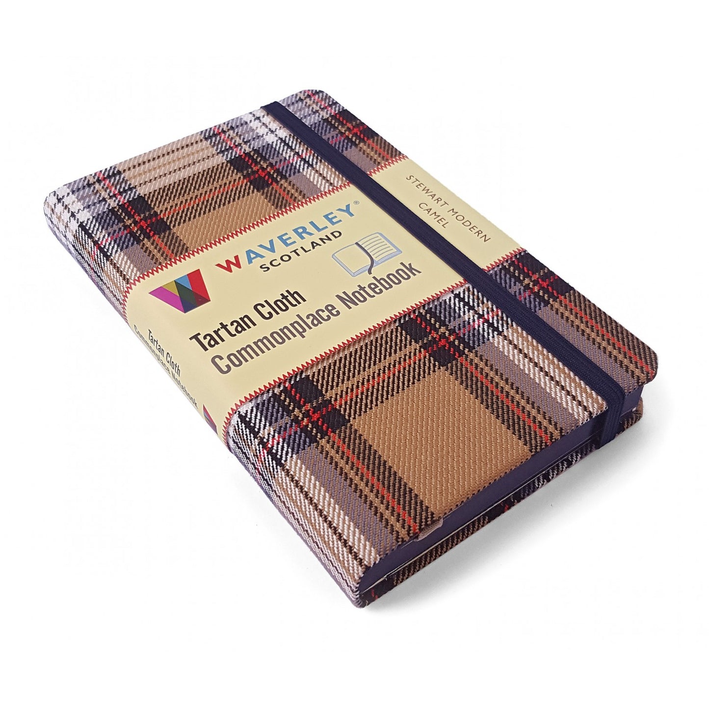 Tartan Notebook - Stewart Modern Camel