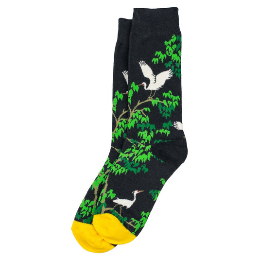 Siberian Crane Socks